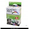 Pack 2 cartouches d'encre Quattro Print compatible HP 336 HP 342